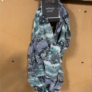Apt. 9 Infinity Scarf - Teal and Black